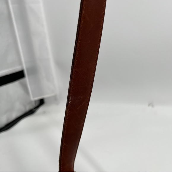 Coach VTG (80’s?) Leather Trimmed Brown Shoulder Bag - Picture 10 of 16